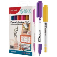 Набор акриловых маркеров Deco Marker FX, «Вивид», 6 цветов, 0.7 мм 463