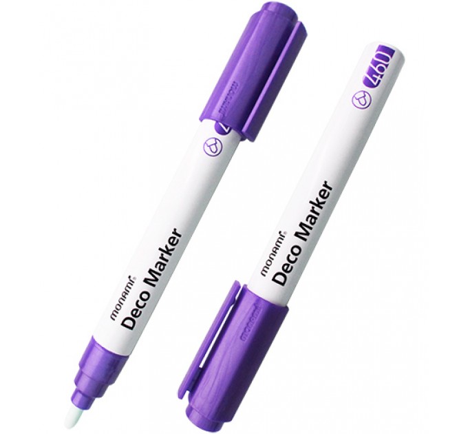 Акриловый маркер Deco Marker 460, «Металлик», фиолетовый, 2.0 мм