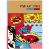 Блокнот A4, 80 л., клетка, глянцевая ламинация, BG «POP ART» ББ4т80_лг8396