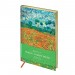 Книжка записная A5, 80 л., клетка, кожзам, Greenwich Line, «Vision. Van Gogh. Poppy field» NA5_30772