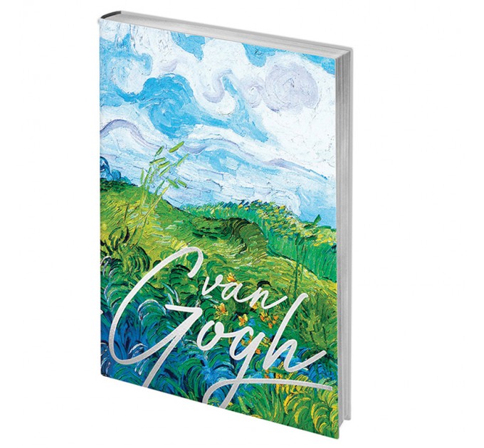 Книжка записная A6, 80 л., клетка, кожзам, Greenwich Line «Vision. Van Gogh. Fields» NA6-25408
