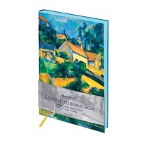 Книжка записная A5, 80 л., лайт, кожзам, Greenwich Line «Vision. Cezanne. Turning Road» NA5b_30786