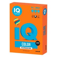 Бумага A4, 10 л., 80 г/м², оранжевый интенсив, IQ «Color intensive»+файл OR43/файл
