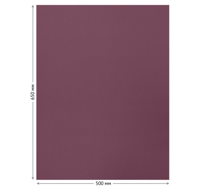 Бумага для пастели 50х65 см, 130 г/м², верже, хлопок, темно-фиолетовый 93510C
