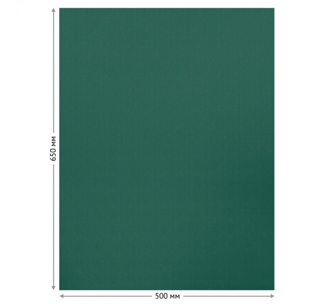 Бумага для пастели 50х65 см, 130 г/м², верже, хлопок, темно-зеленый 93498C