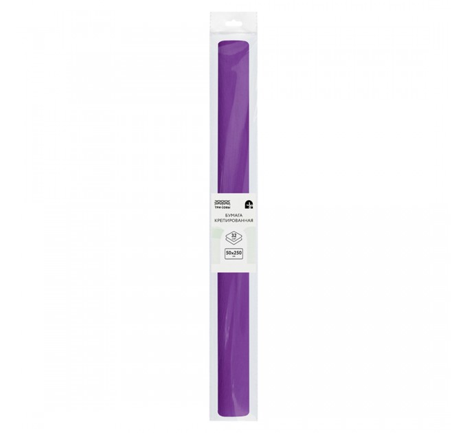 Бумага креповая 50 х 2,5 фиолетовая CR_43971