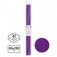 Бумага креповая 50 х 2,5 фиолетовая CR_43971