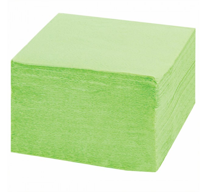 Салфетки бумажные зеленые, 24х24 см, 100 шт 111791
