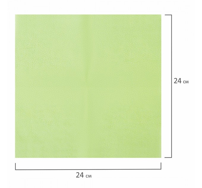 Салфетки бумажные зеленые, 24х24 см, 100 шт 111791