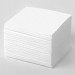 Салфетки бумажные белые, 24х24 см, 100 шт 126907