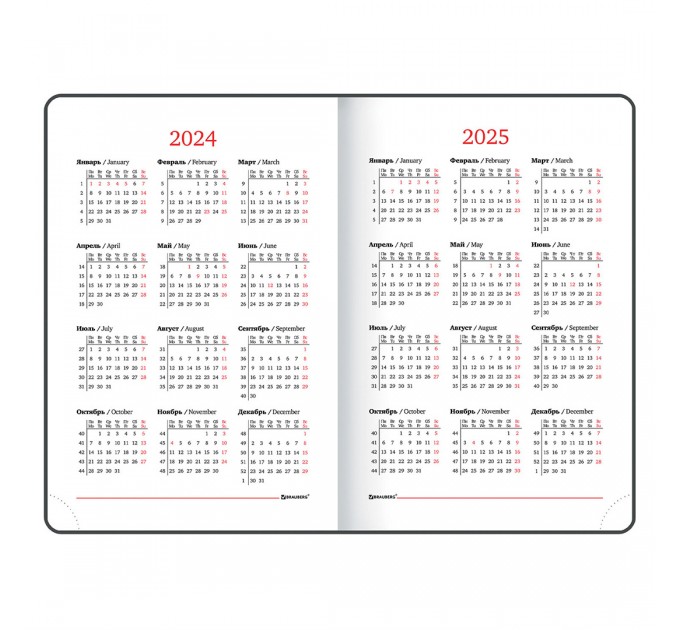 Ежедневник A5, 168 л., датированный, балакрон, розовый, «Select», 2024 г 114882