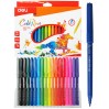 Фломастеры Deli ColoRun, 18 цветов 10010С