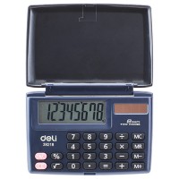 Калькулятор 8-разрядный, карманный, Deli 39218