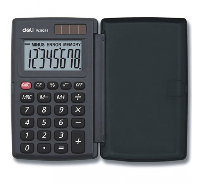 Калькулятор 8-разрядный, карманный, Deli W39219