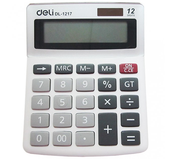 Калькулятор 12-разрядный настольный, Deli 1217