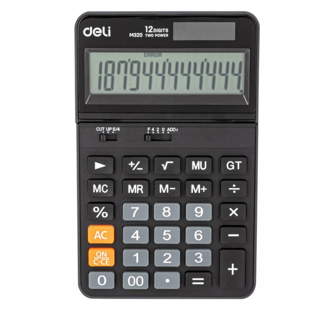 Калькулятор 12-разрядный, настольный, Deli М320