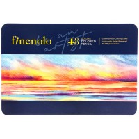 Карандаши 48 цветов, в металлическом пенале, Finenolo C122-48