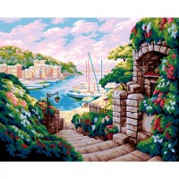 Картина по номерам Фрея «Лазурное побережье», 40x50 см, холст PNB/PL-030