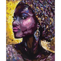 Картина по номерам Фрея «Африканская принцесса», 50х40 см, холст на подрамнике PNB/PL-108