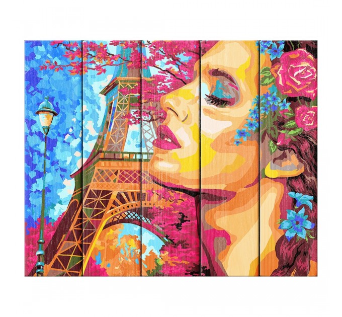 Картина по номерам (по дереву) Фрея «Мечты о Франции», 40х50 см PKW-1 41