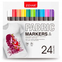 Набор маркеров для ткани 24 цвета ZP1141