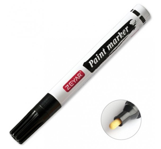 Маркер-краска черный, PAINT, 2.5 мм ZP1501