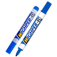 Набор маркеров перманентных HIGHPER-B, 2 шт., синих, 2.0 мм (2 по цене 1) 2080024502бл