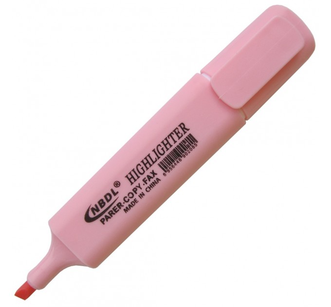 Маркер текстовыделитель, пастельный розовый M-6188-pink