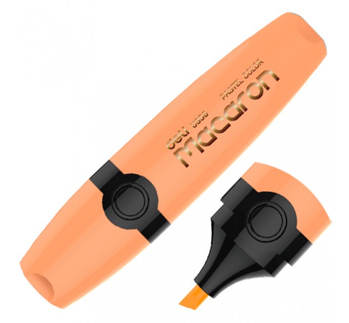 Маркер текстовыделитель Macaron, пастельный оранжевый U356-OR