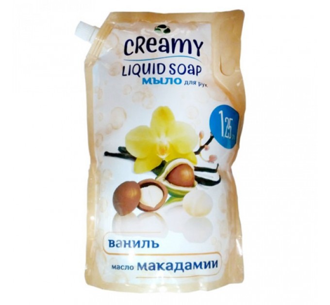 Крем-мыло жидкое Creamy «Ваниль и масло Макадамии», 1250 мл