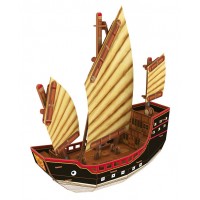 Пазл 3D Rezark серия Корабли «Китайский парусник» STH-006