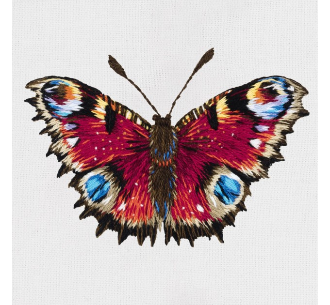 Набор для вышивания PANNA Живая картина «Бабочка Павлиний глаз» JK-2198