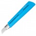 Нож канцелярский 18 мм, большой, синий 2040