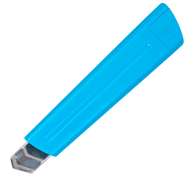 Нож канцелярский 18 мм, большой, синий 2040