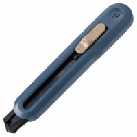 Нож канцелярский 18 мм, большой, синий NS062