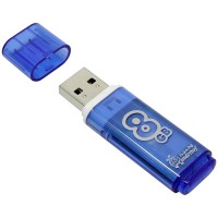 Флеш-накопитель 8 Гб, USB, SMART BUY, GLOSSY, синий SB8GBGS-B