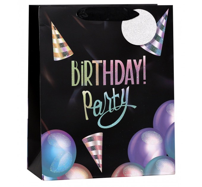 Пакет бумажный, подарочный «BIRTHDAY PARTY» KR8763S-1-4