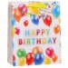 Пакет бумажный, подарочный, «HAPPY BIRTHDAY» KR9077L-1-4