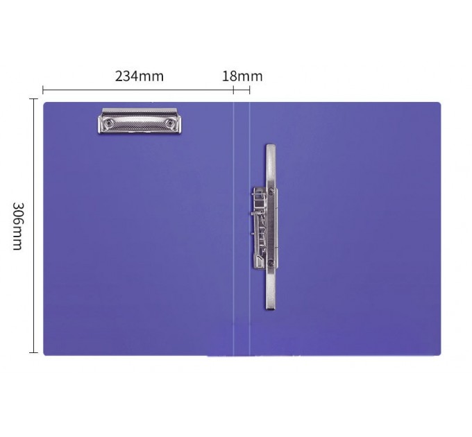 Папка зажим+прижим сверху А4 H206B