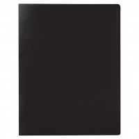 Папка на 10 вкладышей, A4, черная, 0.5 мм 225689