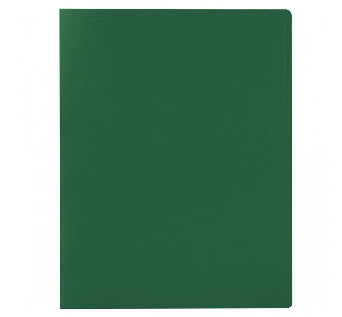 Папка на 20 вкладышей А4, зеленая, 0.5 мм 225695