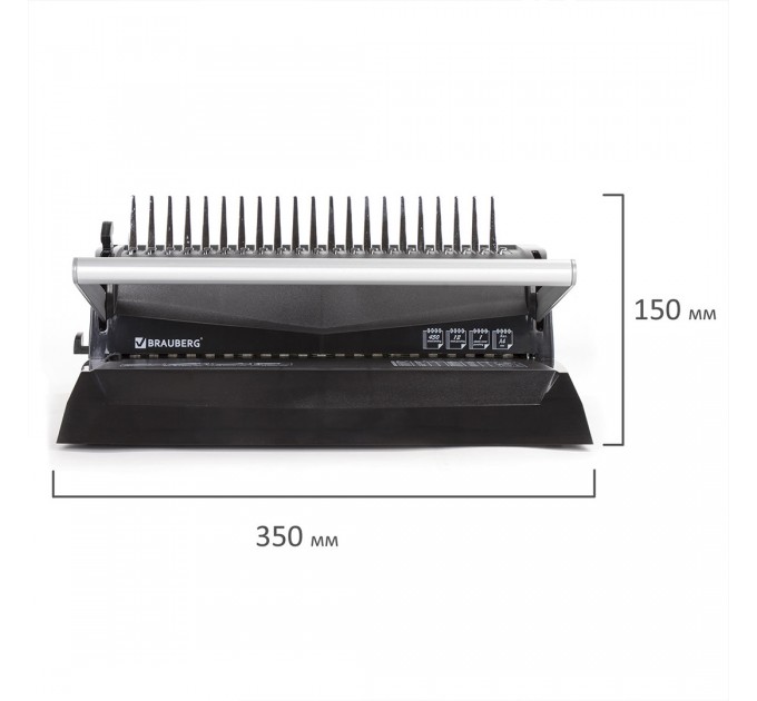 Перфобиндер B12, пробивает до 12 листов, сшивает до 450 листов 530959
