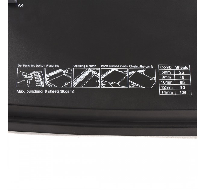 Перфобиндер B8, пробивает до 8 листов, сшивает до 125 листов 530958