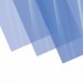 Обложки для перфобиндера А4, 150 мкм, ПВХ, прозрачные синие, 100 шт 530826