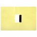 Планшет с прижимом+крышка А4, горизонтальный, светло-желтый JW6709L