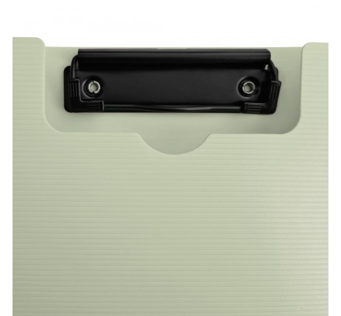 Планшет с прижимом+крышка А4, вертикальный, серый JW6708T