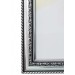 Рамка пластиковая со стеклом 30х40, серебро с двойным серебряным обрамлением 353-1237-9