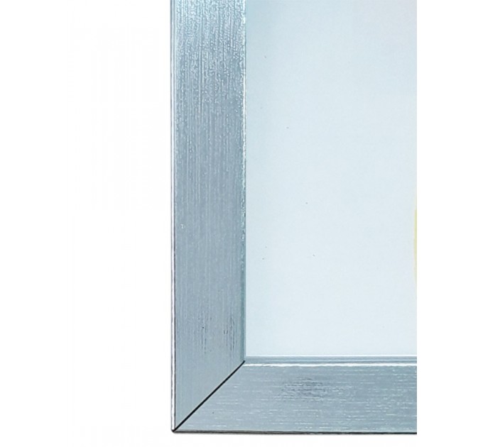 Рамка пластиковая со стеклом 30х40, серебро 1403-1237-9А3