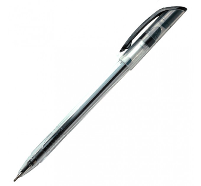 Ручка гелевая, черный стержень, 0.7 мм, HYDRA 853