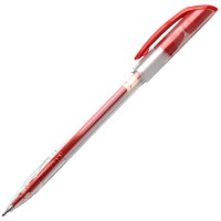 Ручка гелевая, красный стержень, 0.7 мм, HYDRA 853